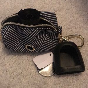 Bath and Body Works Dog Walking Waste Bag holder with Pocket Pack Holder